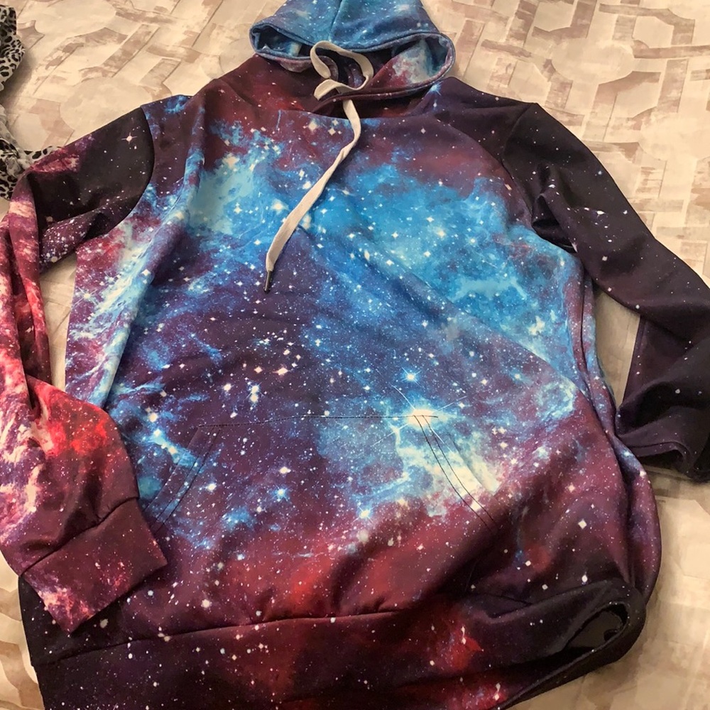 Brand new galaxy looking sweater
